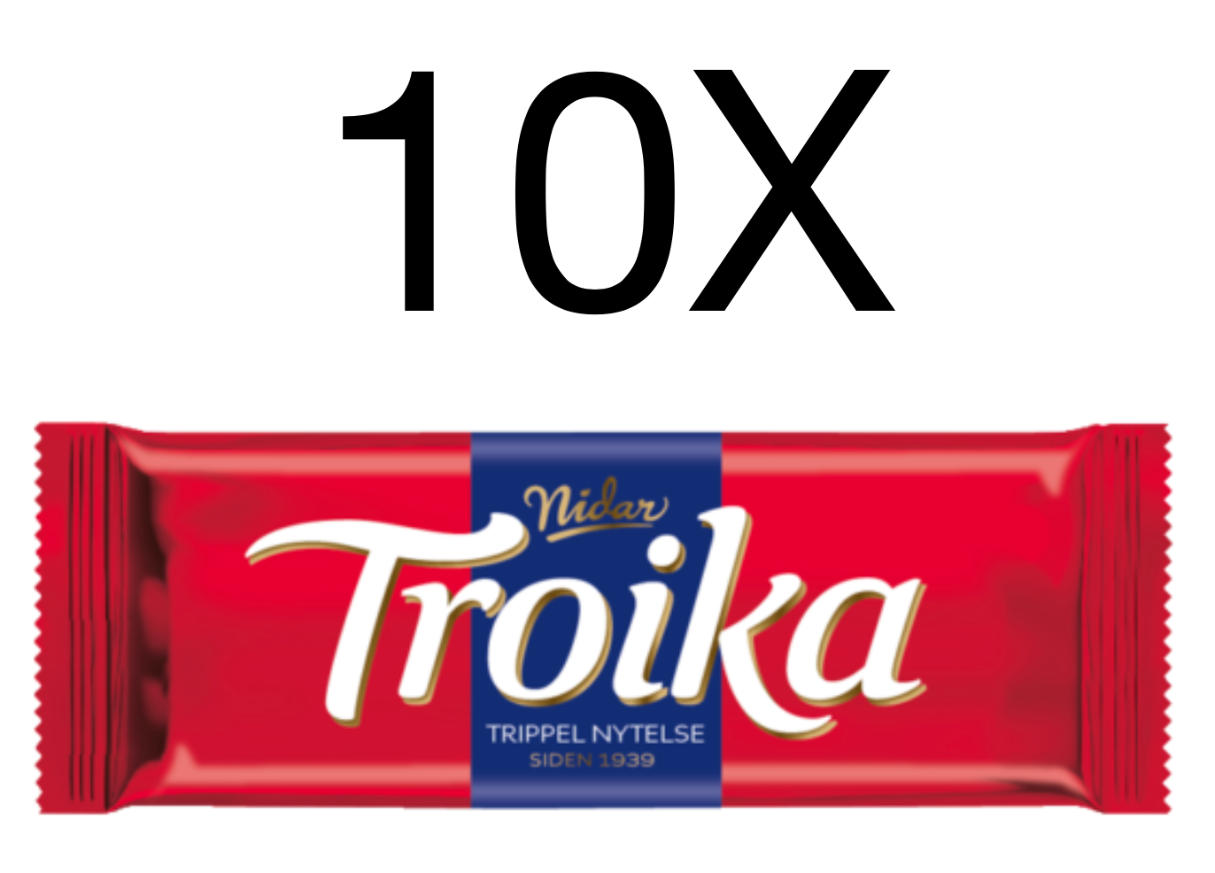 Nidar Troika Wholesale Lot Free Worldwide Shipping Norwegian Chocolate