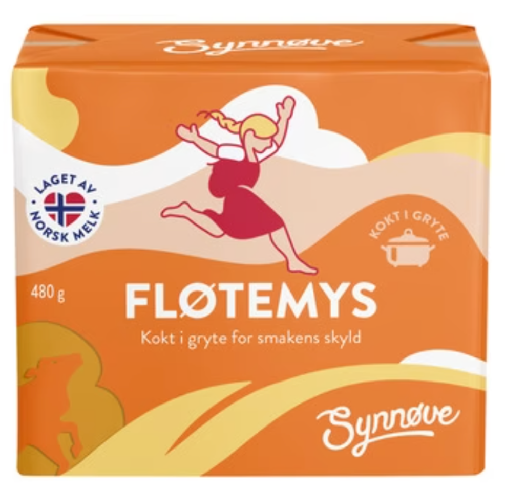 Brown Cheese Fløtemys Brunost Free International Shipping